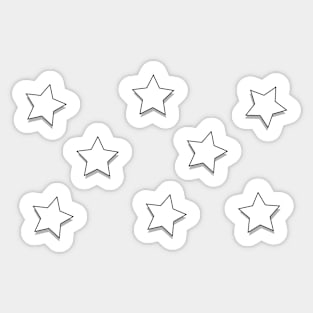 cute little stars Sticker